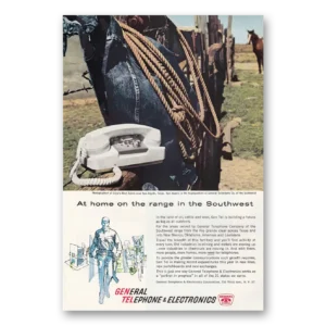 1961 General Telephone GTE Print Ad | Crows Nest