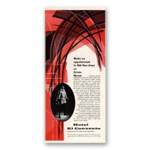1961 Hotel El Convento Print Ad | Cristo Street