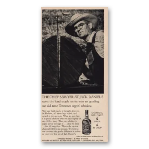 1961 Jack Daniels Print Ad | Chief Sawyer