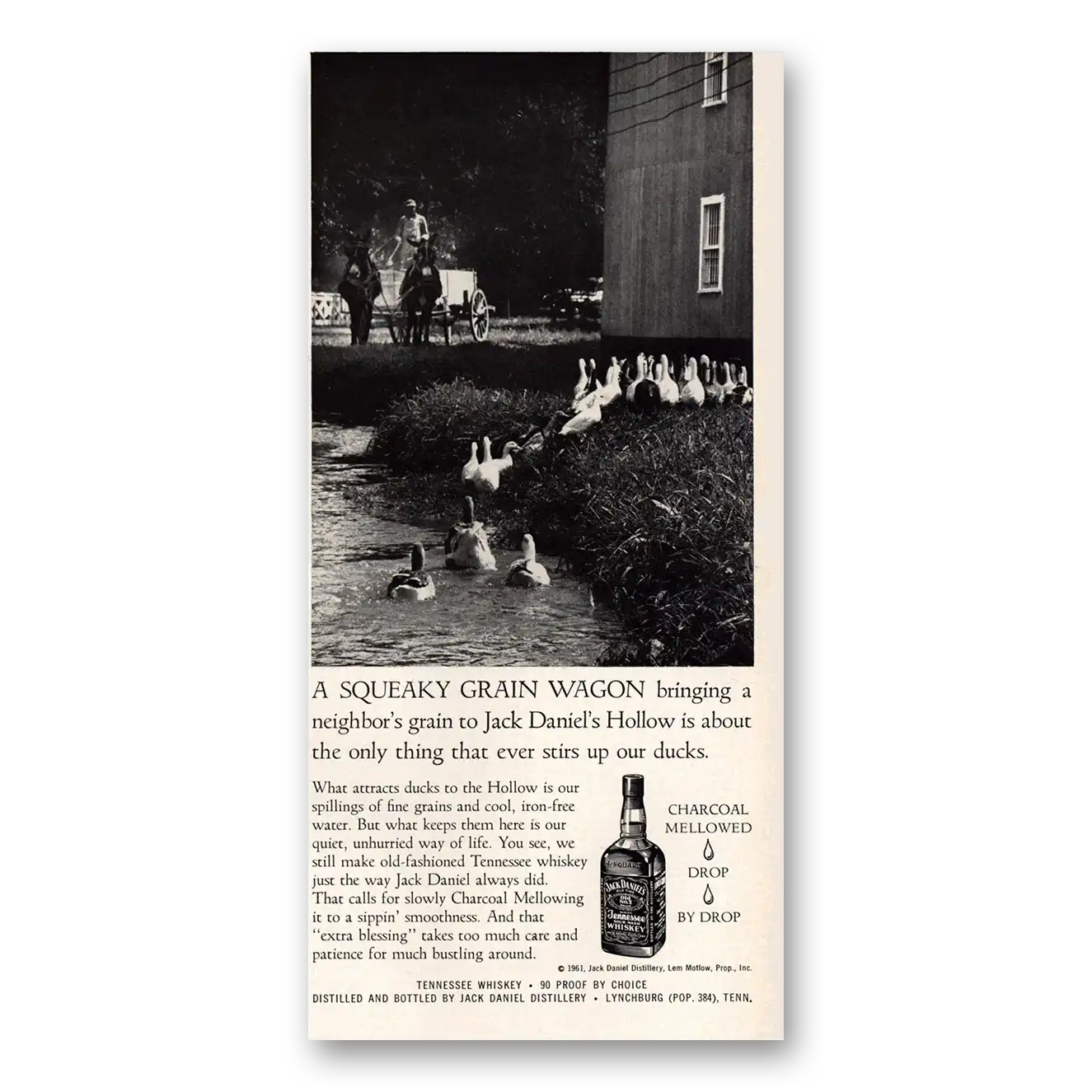 1961 Jack Daniels Print Ad | Squeaky Grain