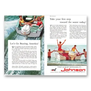 1961 Johnson Sea Horse Motors Print Ad | Go Boating