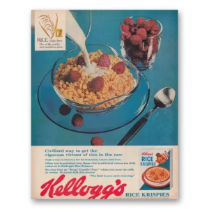 1961 Rice Krispies Cereal Print Ad | Civilized Way