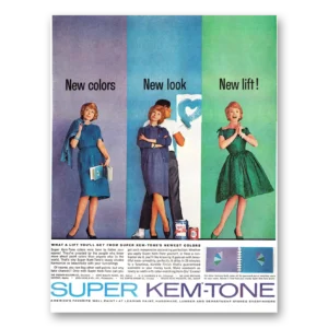 1961 Super Kem Tone Paint Print Ad | What Lift Get