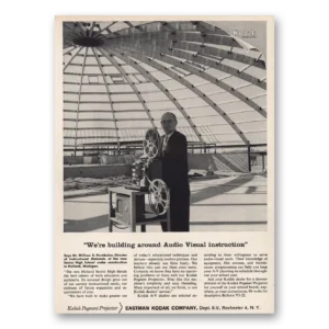 1961 Kodak Movie Camera Print Ad | Pageant Projector