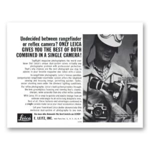 1961 Leica Cameras Print Ad | Rangefinder