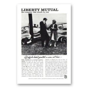 1961 Liberty Mutual Insurance Print Ad | Gambled On Worn Out