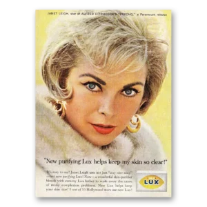 1961 Lux Soap Print Ad | Janet Leigh