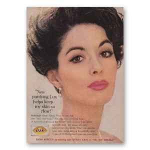 1961 Lux Soap Print Ad | Dana Wynter