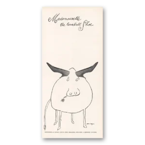 1961 Mademoiselle Shoes Print Ad | Lovabull Shoe