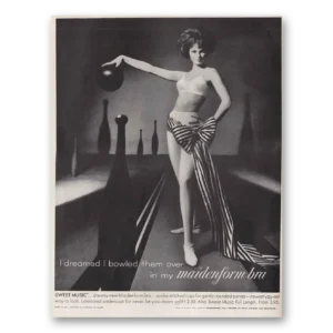 1961 Maidenform Undergarments Print Ad | Sweet Music