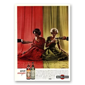 1961 Martini & Rossi Print Ad | Straight Rocks