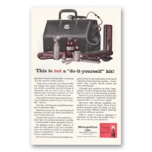 1961 Metropolitan Life Insurance Print Ad | Do It Yourself