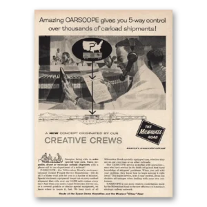 1961 Milwaukee Road Print Ad | Carscope