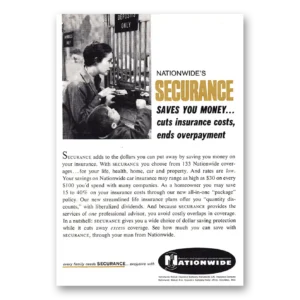 1961 Nationwide Insurance Print Ad | Securance