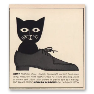 1961 Neiman Marcus Print Ad | Soft Nettleton Shoes