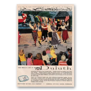1961 Northern Natural Gas Print Ad | Duluth Minnesota