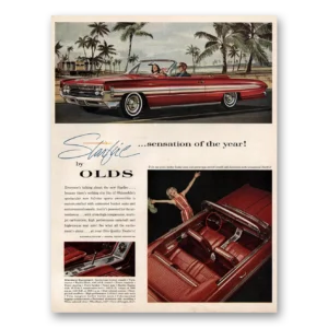 1961 Oldsmobile Starfire Print Ad | Sensation Year