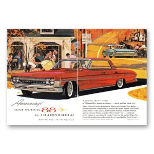 1961 Oldsmobile 88 Print Ad | Glamorous