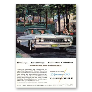 1961 Oldsmobile 88 Print Ad | Fashion Line