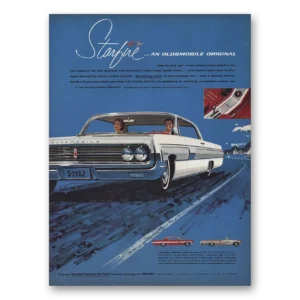 1961 Oldsmobile Starfire Print Ad | Original Glamour