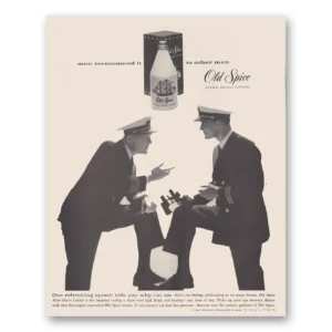 1961 Old Spice Print Ad | Men Recommend