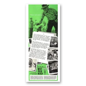 1961 West Palm Beach Florida Print Ad | Dear Bj Gk