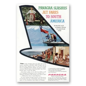 1961 Panagra Airlines Print Ad | South America