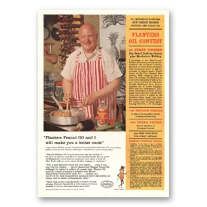 1961 Planters Print Ad | Peanut Oil Contest