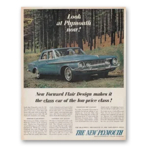 1961 Plymouth Print Ad | Forward Flair