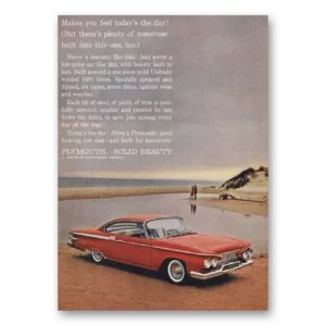 1961 Plymouth Print Ad | Makes You Feel