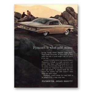 1961 Plymouth Print Ad | Solid Means