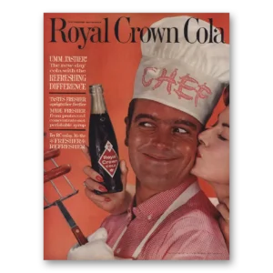 1961 Royal Crown Cola Print Ad | Chef Umm Tastier