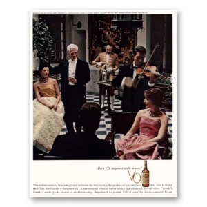 1961 Seagrams VO Whisky Print Ad | Improve