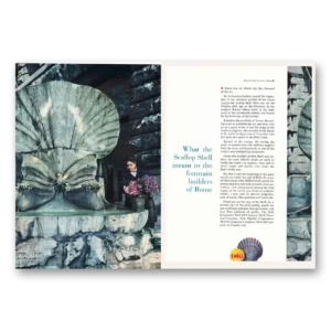 1961 Shell Companies Print Ad | Scallop Shell