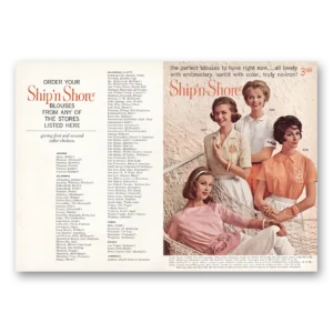 1961 Ship n Shore Blouses Print Ad | Perfect Blouses