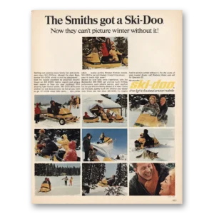 1966 Ski-Doo Print Ad | Smiths