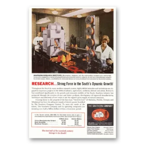 1961 Southern Company Print Ad | Southern Research