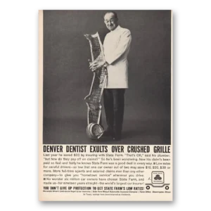 1961 State Farm Insurance Print Ad | Denver Dentist
