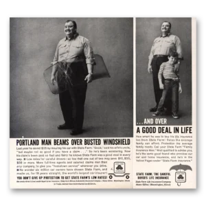 1961 State Farm Insurance Print Ad | Portland Man