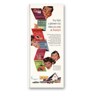 1961 Stuckeys Restaurants Print Ad | Pleasure Trip
