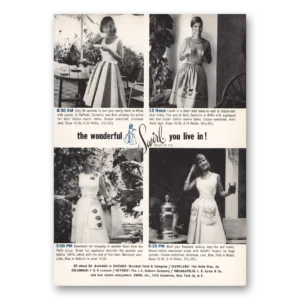 1961 Swirl Dresses Print Ad | Wrap N Tie