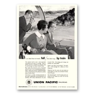 1961 Union Pacific Railroad Print Ad | Ideal Time