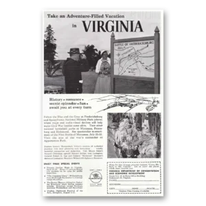 1961 Virginia Print Ad | Adventure Filled