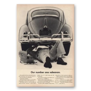 1961 Volkswagen Print Ad | Our Number One Salesman