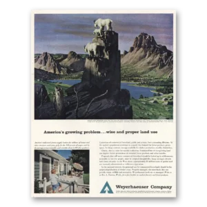 1961 Weyerhaeuser Print Ad | High Elevation