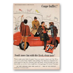 1962 7Up Print Ad | Coupe Buffet