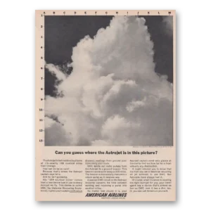 1962 American Airlines Print Ad | Where Astrojet