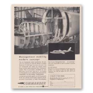 1962 Aero Commander Print Ad | Management Mobility
