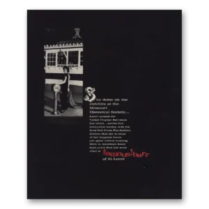 1962 Famous Barr St Louis Print Ad | She Dotes