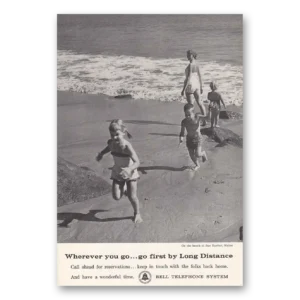 1962 Bell Telephone Print Ad | Bar Harbor